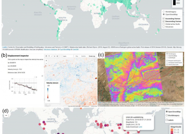 LiCSAR: An Automatic InSAR Tool for Measuring and Monitoring Tectonic and Volcanic Activity