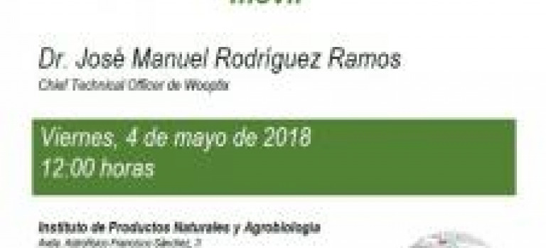 Jornada Punto de Encuentro: "Wooptix: De la astrofísica al móvil", Dr. José Manuel Rodríguez Ramos