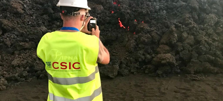 Pablo J. Glez en trabajo de campo